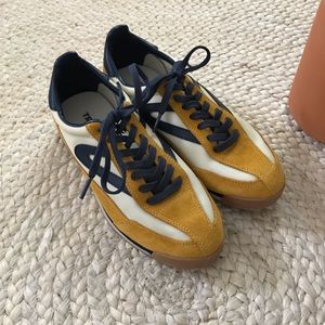 tretorn lemon suede